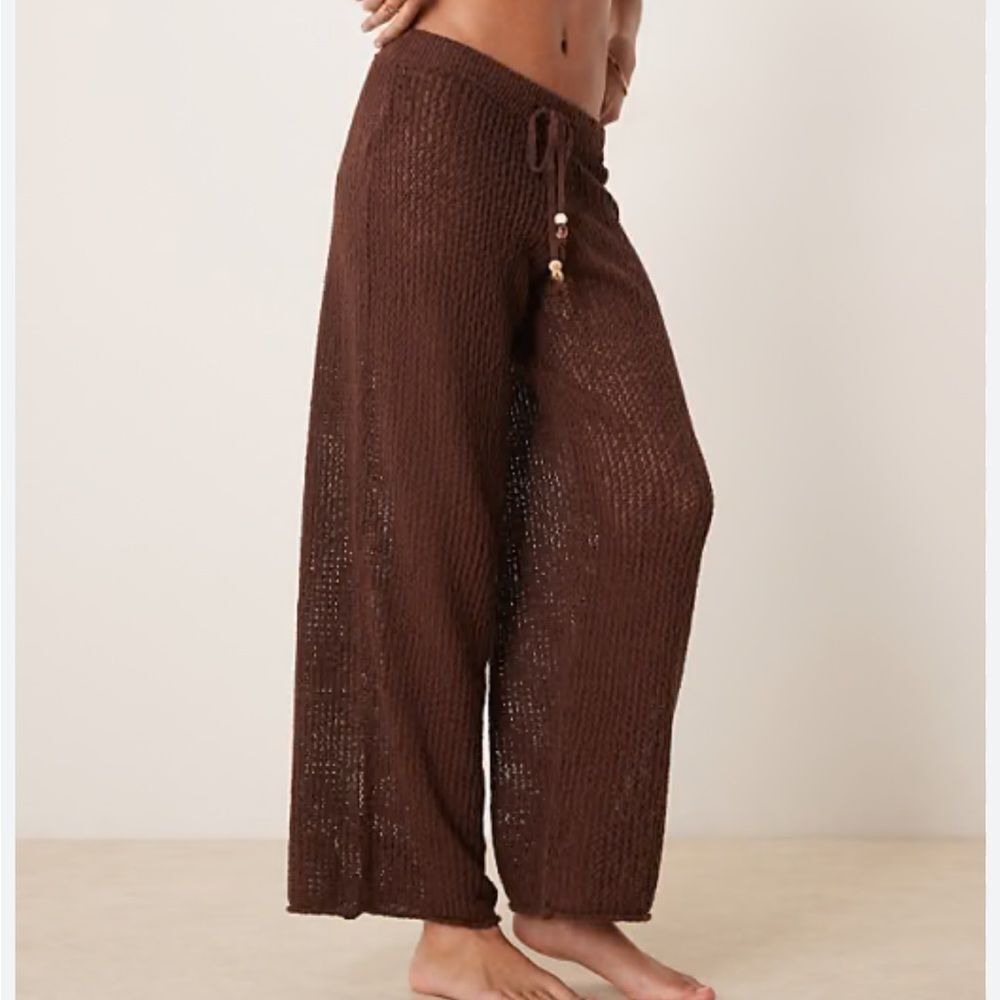 NWT Abercrombie & Fitch Sheer Beach Pants